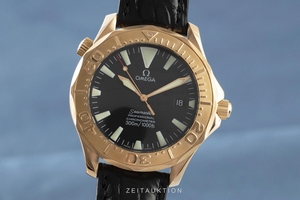 Omega Seamaster 18 ct red gold automatic Kal. 1120 Ref. 2636.50.91, 168.1640