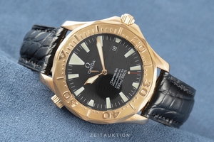 Omega Seamaster 18 ct red gold automatic Kal. 1120 Ref. 2636.50.91, 168.1640