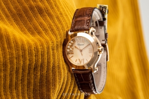 Chopard Happy Sport 18 ct red gold quartz Ref. 4189