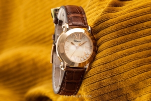 Chopard Happy Sport 18 ct red gold quartz Ref. 4189
