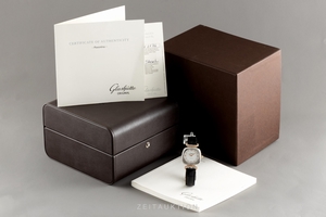 Glashutte Original Pavonina steel / gold quartz Kal. GO 03 Ref. 1-03-02-04-16-34