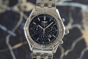 Breitling Shadow Flyback chronograph steel automatic Kal. B35 Ref. A35312
