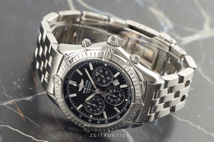 Breitling Shadow Flyback chronograph steel automatic Kal. B35 Ref. A35312
