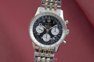 Breitling Navitimer chronograph steel / gold automatic Kal. B23 Ref. D23322
