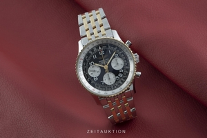 Breitling Navitimer chronograph steel / gold automatic Kal. B23 Ref. D23322