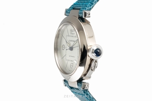 Cartier Pasha 18 ct white gold automatic Kal. 049 Ref. 2308