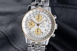 Breitling Navitimer chronograph steel / gold automatic Kal. B13 Ref. B13019