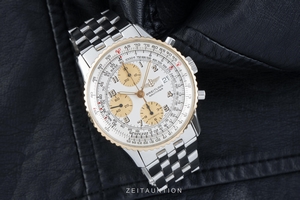 Breitling Navitimer chronograph steel / gold automatic Kal. B13 Ref. B13019