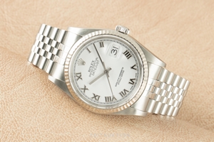 Rolex Datejust steel / white gold automatic Kal. 3135 Ref. 16234