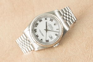 Rolex Datejust steel / white gold automatic Kal. 3135 Ref. 16234