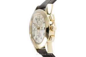 Omega Louis Brandt chronograph 18 ct gold automatic Kal. 1156 Ref. 175.0500