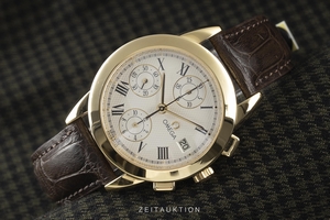 Omega Louis Brandt chronograph 18 ct gold automatic Kal. 1156 Ref. 175.0500