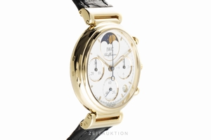 IWC Da Vinci chronograph 18 ct gold quartz Kal. 630 Ref. 3735