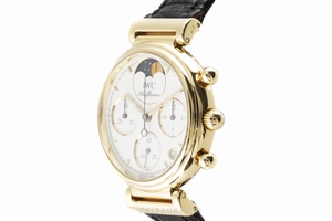 IWC Da Vinci chronograph 18 ct gold quartz Kal. 630 Ref. 3735