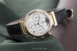 IWC Da Vinci chronograph 18 ct gold quartz Kal. 630 Ref. 3735