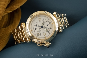 Cartier Pasha 18 ct gold automatic Kal. 480 Ref. 2395