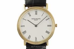 Patek Philippe Calatrava 18 ct gold quartz Kal. E27 Ref. 3744