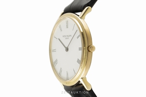 Patek Philippe Calatrava 18 ct gold quartz Kal. E27 Ref. 3744