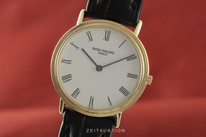Patek Philippe Calatrava 18 ct gold quartz Kal. E27 Ref. 3744
