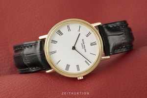 Patek Philippe Calatrava 18 ct gold quartz Kal. E27 Ref. 3744