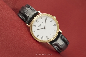 Patek Philippe Calatrava 18 ct gold quartz Kal. E27 Ref. 3744