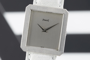 Piaget Protocol 18 ct white gold manual winding Kal. 9P2 Ref. 9154