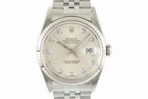 Rolex Datejust steel / white gold automatic Kal. 3135  Ref. 16234