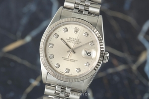 Rolex Datejust steel / white gold automatic Kal. 3135  Ref. 16234