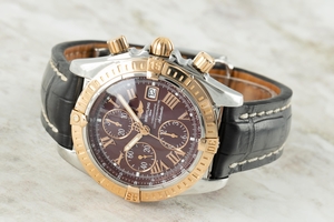 Breitling Chronomat chronograph steel / gold automatic Kal. B13 Ref. C13356