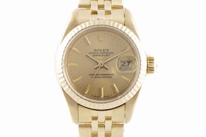 Rolex Lady Datejust 18 ct gold automatic Kal. 2135 Ref. 69178