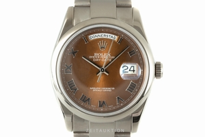 Rolex Day-Date 18 ct white gold automatic Kal. 3155 Ref. 118209