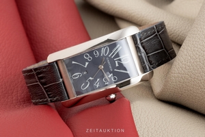 Cartier Tank Americaine 18 ct white gold automatic Kal. 120 Ref. 1741