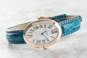 Cartier Baignoire 18 ct red gold quartz Kal. 057 Ref. 3064