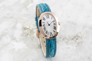 Cartier Baignoire 18 ct red gold quartz Kal. 057 Ref. 3064