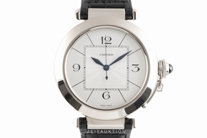Cartier Pasha 18 ct white gold automatic Kal. 8000MC Ref. 2727