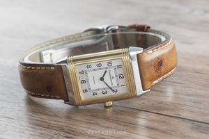 Jaeger-LeCoultre Reverso steel / gold quartz Kal. H1137 Ref. 252.5.08
