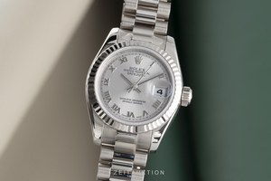 Rolex Lady Datejust 18 ct white gold automatic Kal. 2235 Ref. 179179