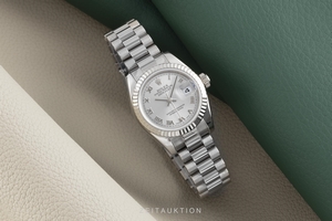 Rolex Lady Datejust 18 ct white gold automatic Kal. 2235 Ref. 179179