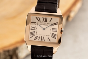 Cartier Santos Dumont 18 ct red gold manual winding Kal. 430MC Ref. W2006951, 2650