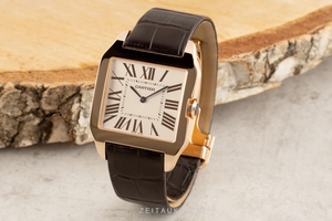 Cartier Santos Dumont 18 ct red gold manual winding Kal. 430MC Ref. W2006951, 2650