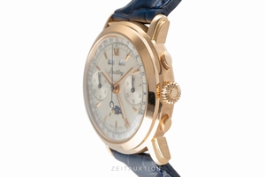 Breitling Montbrillant chronograph 18 ct red gold manual winding Ref. 1940