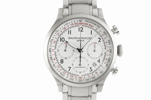 Baume & Mercier Capeland chronograph steel automatic Kal. BM157753 Ref. 65726