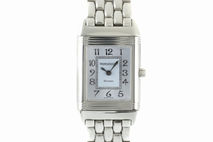 Jaeger-LeCoultre Reverso steel quartz Kal. H1137