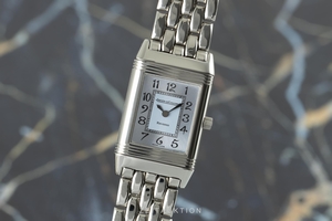 Jaeger-LeCoultre Reverso steel quartz Kal. H1137