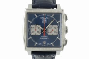 Tag Heuer Monaco chronograph steel automatic Kal. 17 Ref. CW2113-0