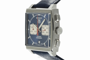 Tag Heuer Monaco chronograph steel automatic Kal. 17 Ref. CW2113-0