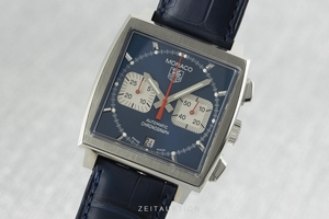 Tag Heuer Monaco chronograph steel automatic Kal. 17 Ref. CW2113-0