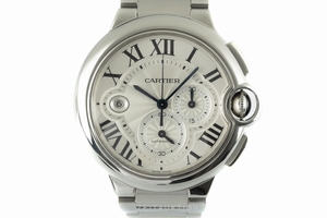 Cartier Ballon Bleu de Cartier chronograph steel automatic Kal. 8101 Ref. 3109, W6920076