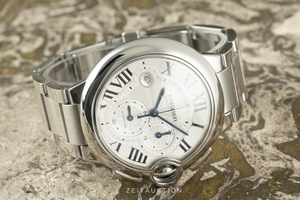 Cartier Ballon Bleu de Cartier chronograph steel automatic Kal. 8101 Ref. 3109, W6920076