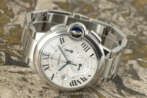Cartier Ballon Bleu de Cartier chronograph steel automatic Kal. 8101 Ref. 3109, W6920076
